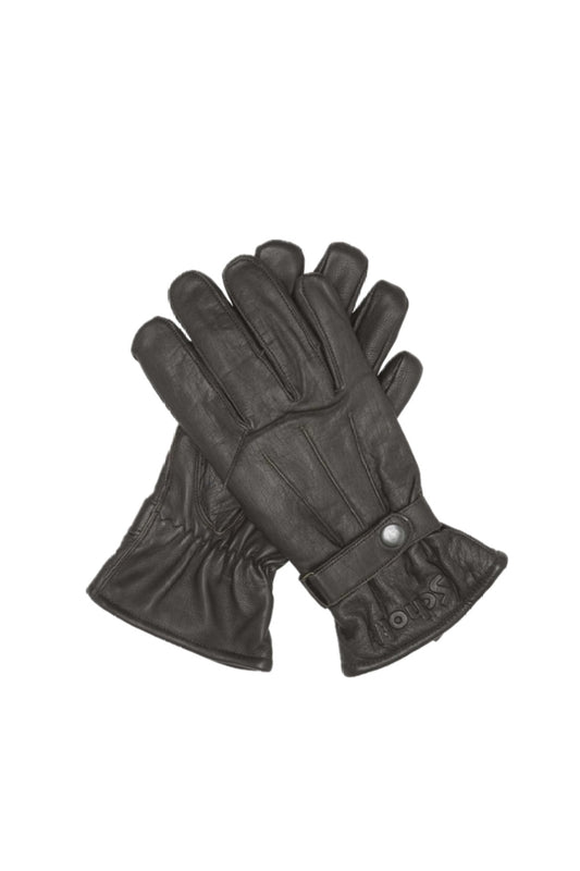 Schott Gloves Buffle Logo 3D