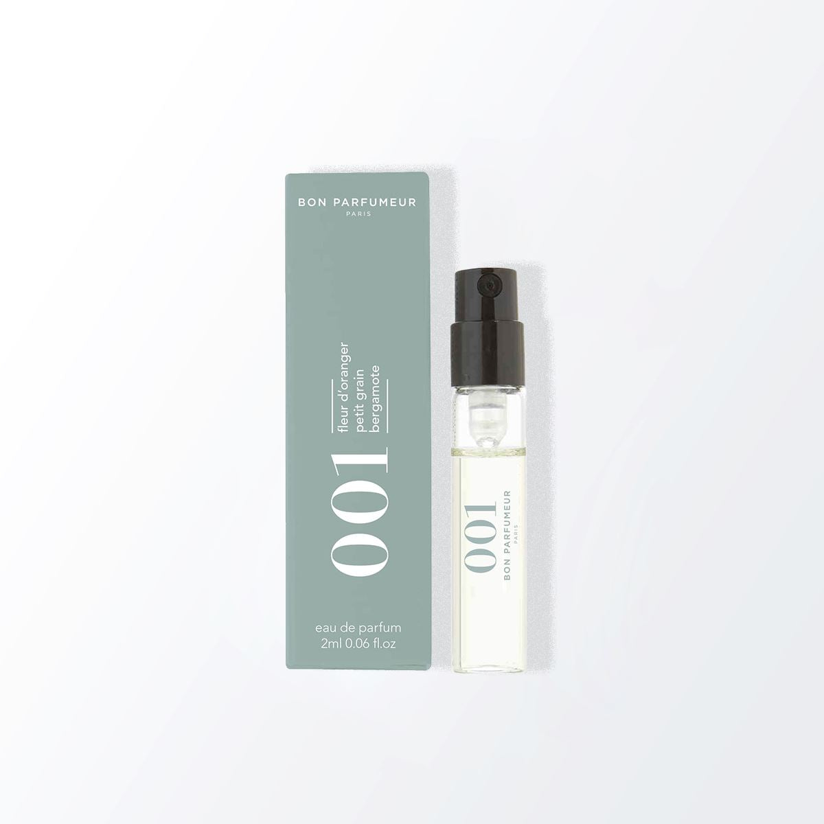 Bon Parfumeur 001 hajuvesinäyte 2 ml spraypullossa