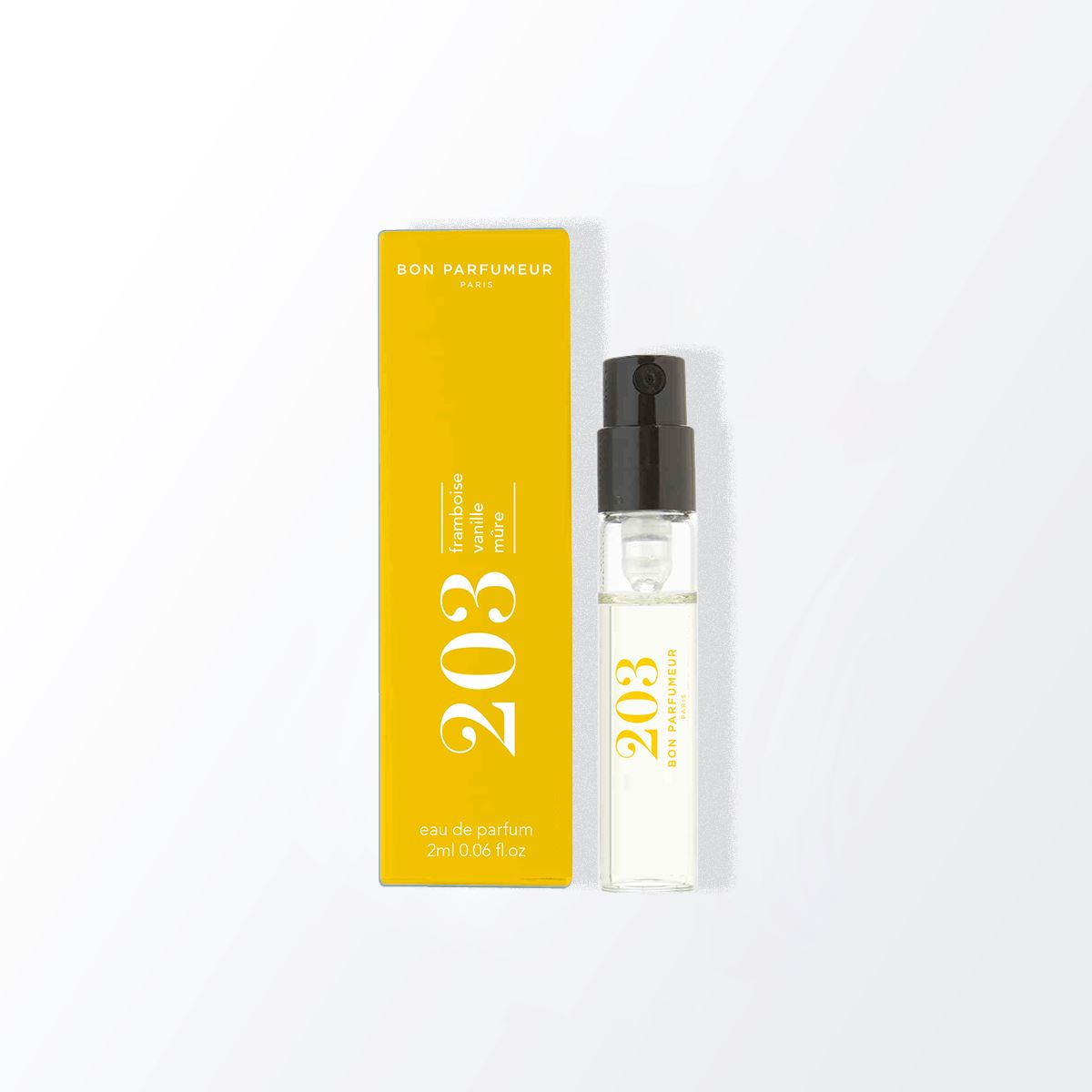 Bon Parfumeur 203 hajuvesinäyte 2 ml spraypullossa