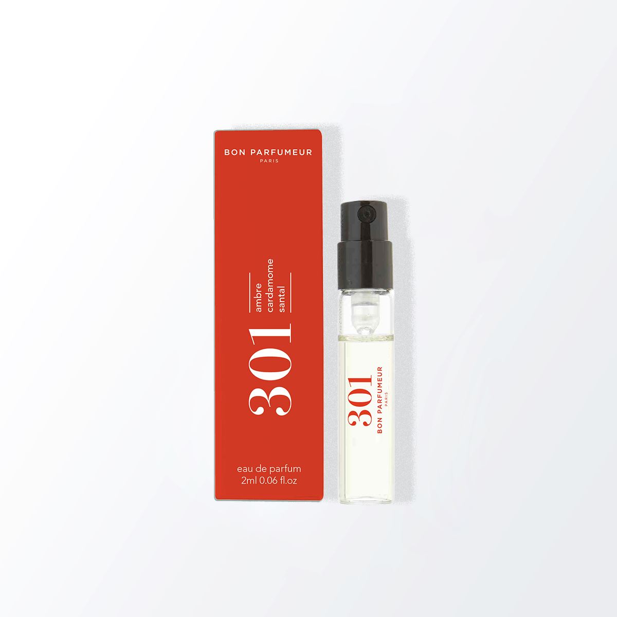 Bon Parfumeur 301 hajuvesinäyte 2 ml spraypullossa
