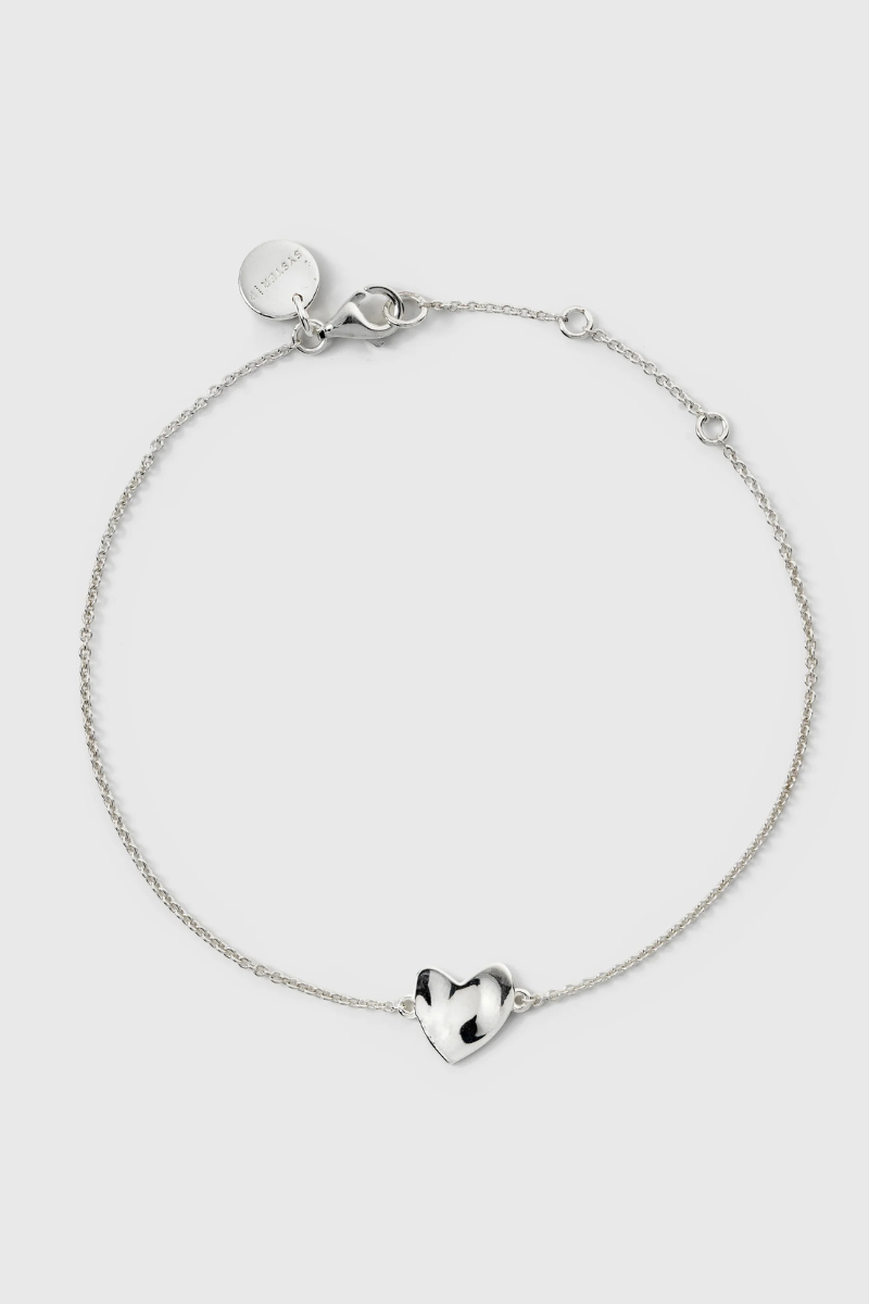 Syster P Friends Heart bracelet - silver