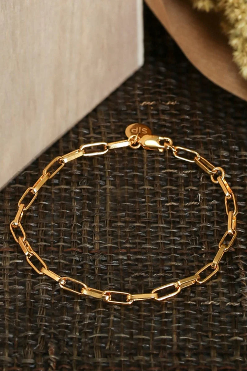 Syster P Links Squared small bracelet - gold