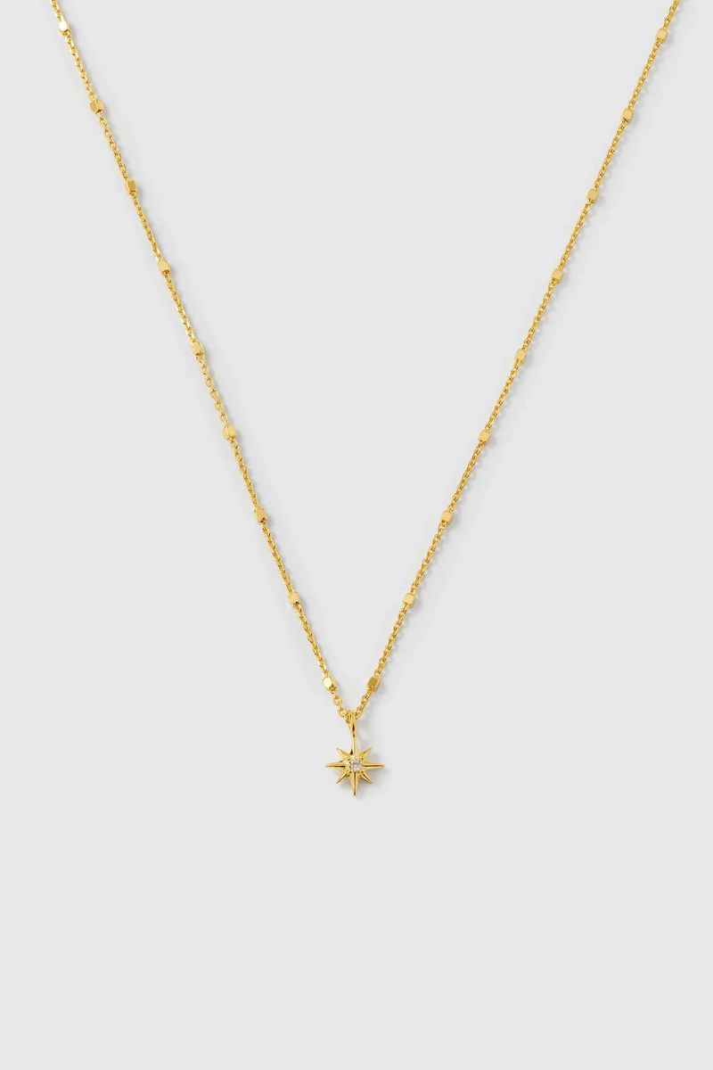 Syster P North Star Necklace - gold
