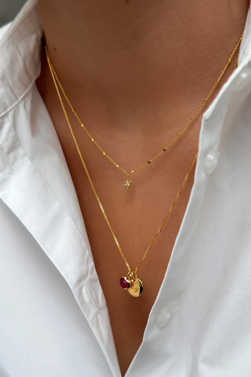 Syster P North Star Necklace - gold