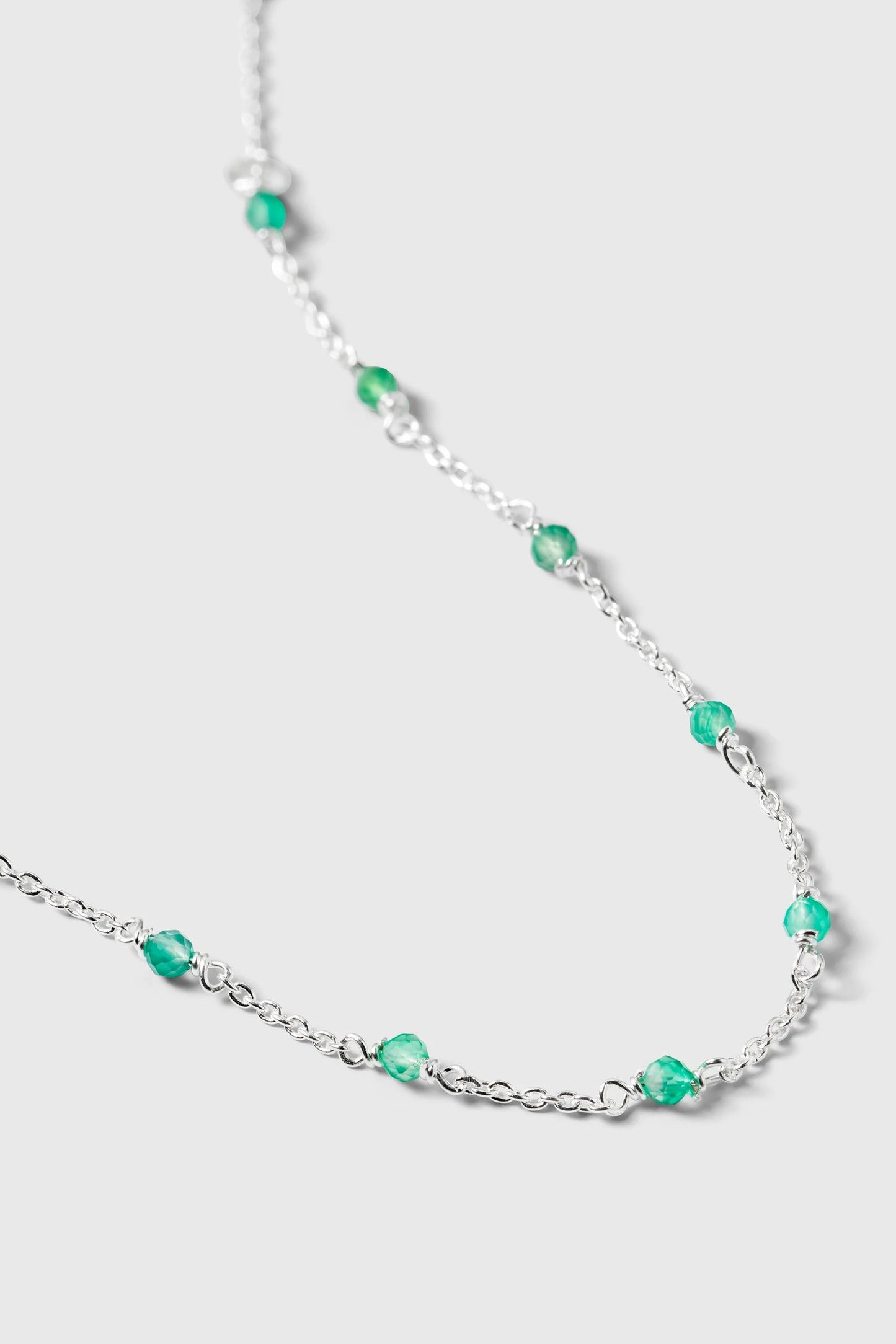 Syster P Santa Monica Bracelet - silver green onyx