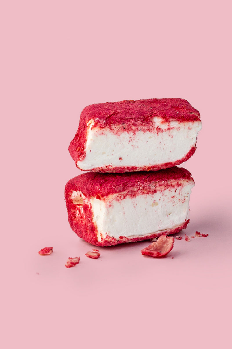 The Mallows Strawberry & Blackcurrant - 80g
