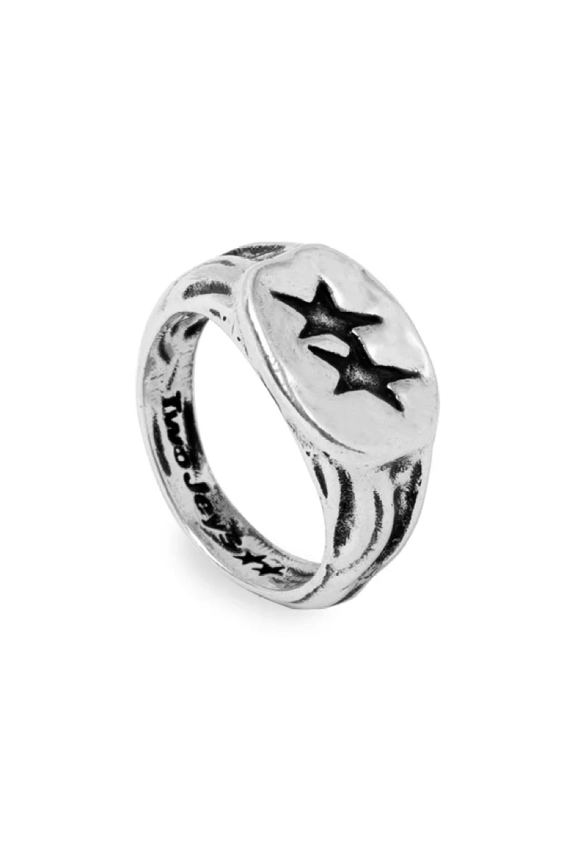 Twojeys Superstar Signet Ring - silver
