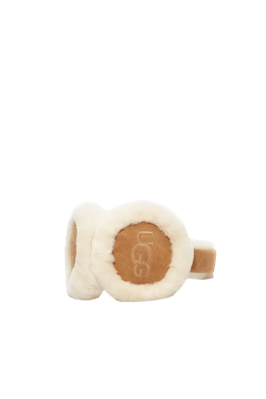 UGG W Embroidered Logo earmuff - chestnut