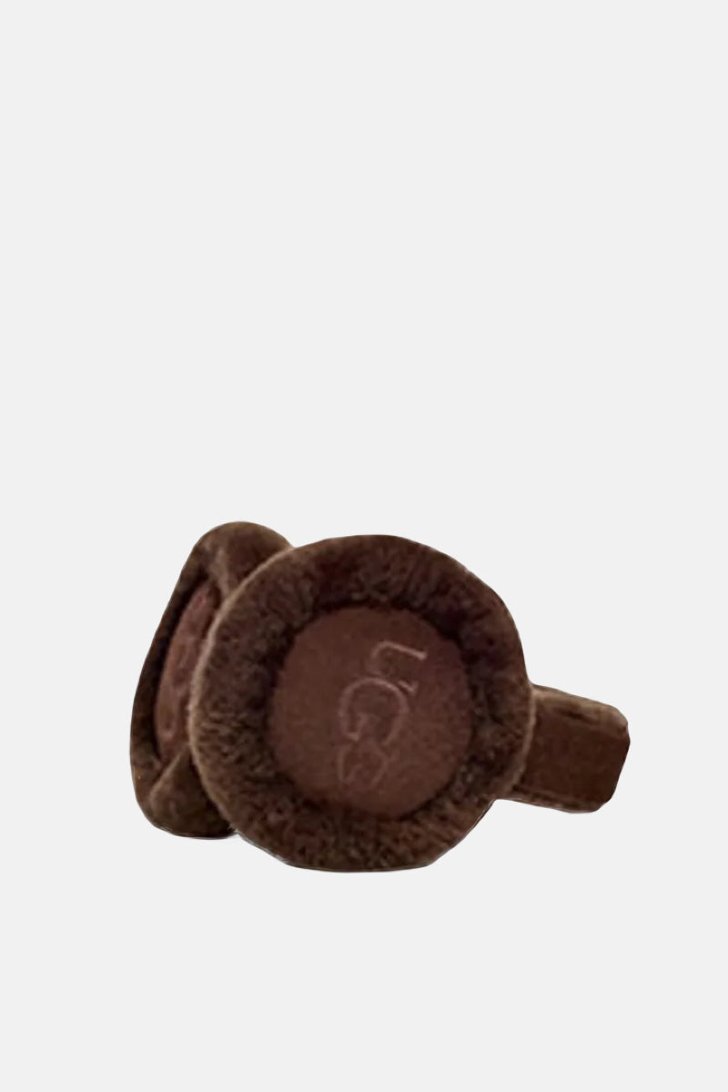 UGG W Embroidered Logo earmuff - burnt cedar