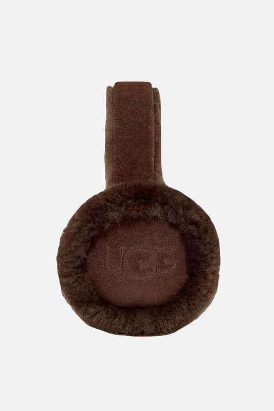 UGG W Embroidered Logo earmuff - burnt cedar