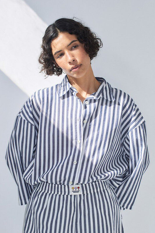American Vintage Vextown shirt - ink stripes