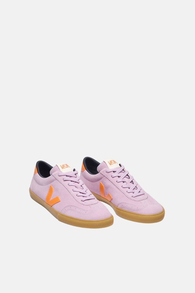 Veja Volley Suede leather - Orchid Fury natural