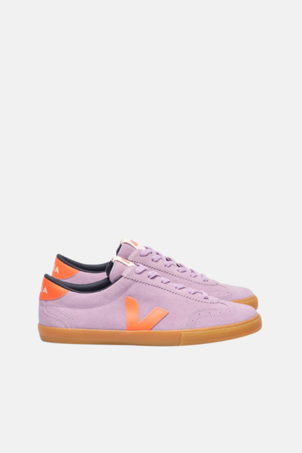 Veja Volley Suede leather - Orchid Fury natural
