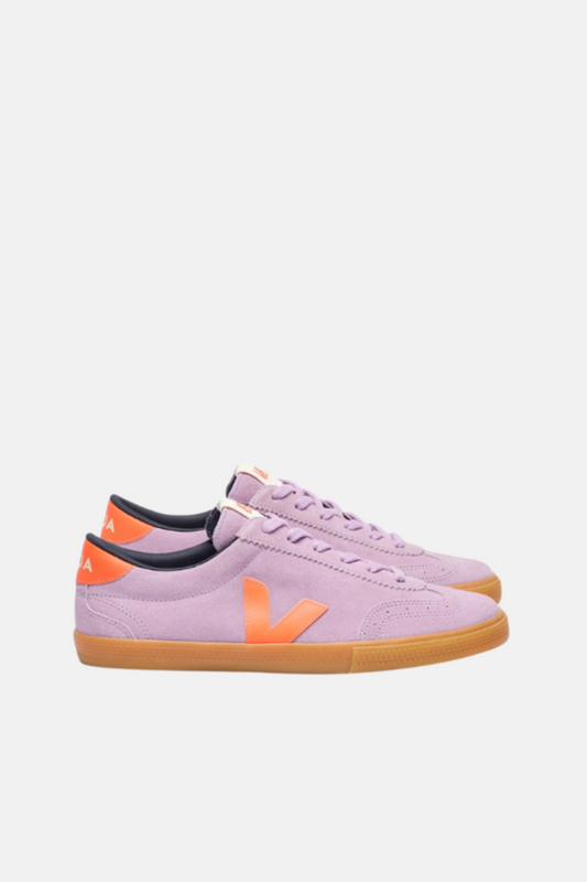 Veja Volley Suede leather - Orchid Fury natural