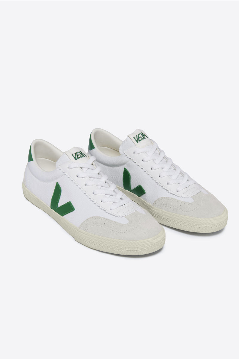 Veja Volley Canvas - white / emeraude