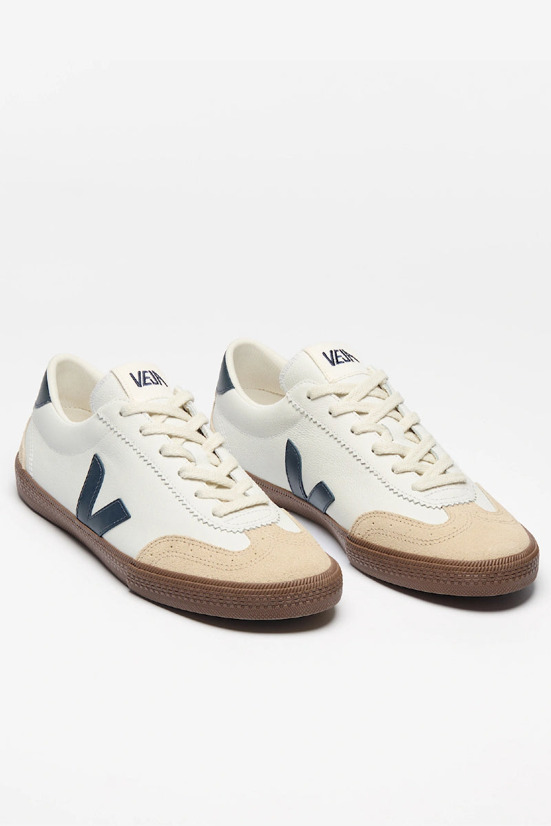 Veja Volley O.T. Leather - white/nautico/bark