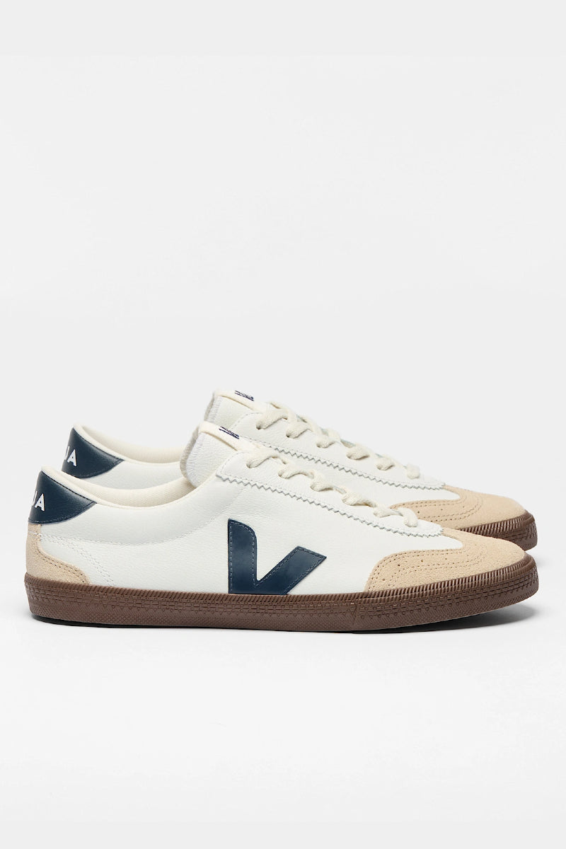 Veja Volley O.T. Leather - white/nautico/bark