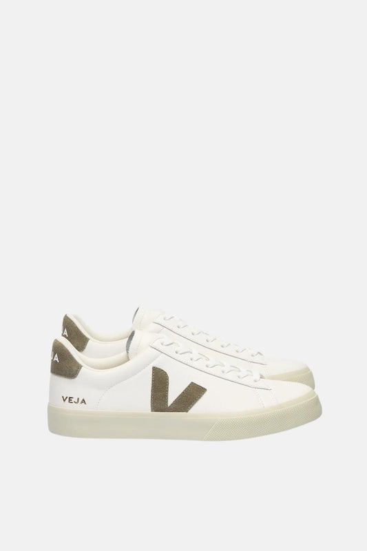 Veja Campo Leather - extra white / kaki