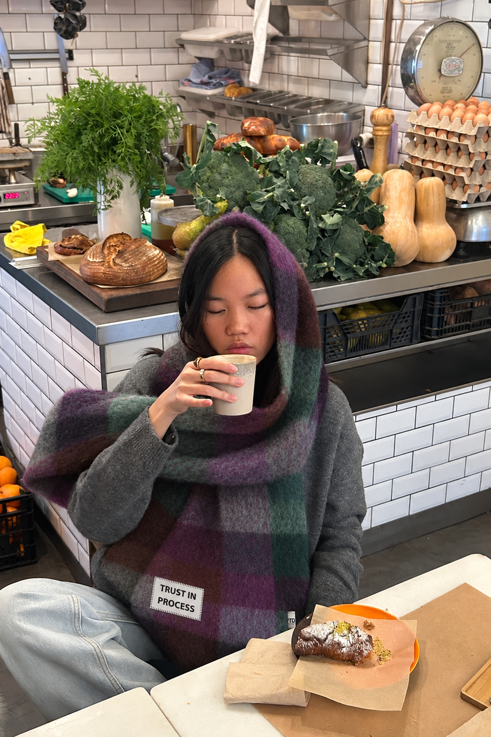 Verb to do maxi scarf - trust in process