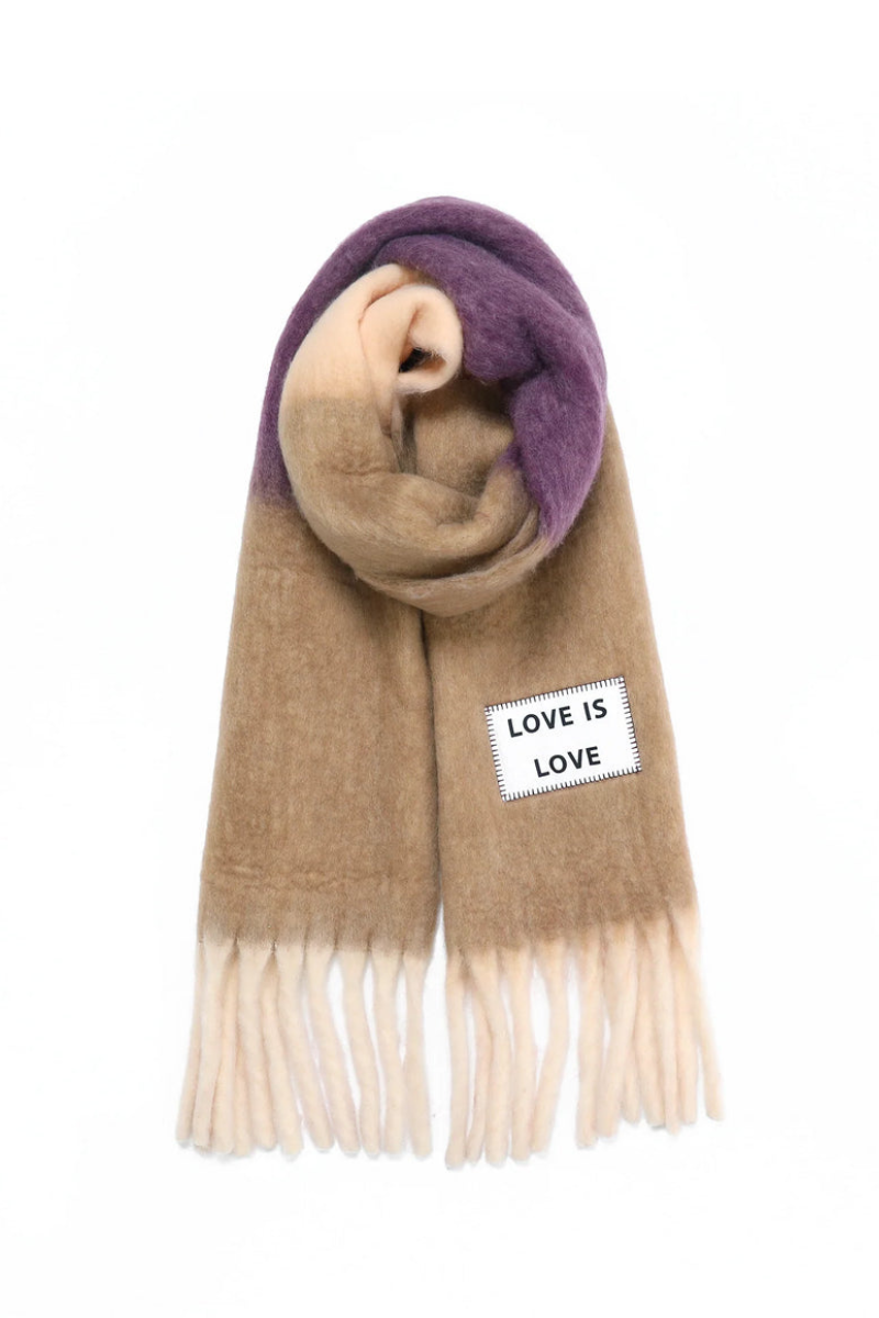 Verb to do maxi scarf - Love Is Love