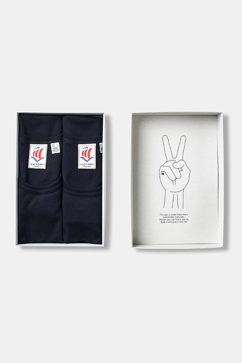 Victory Essentials VE Brody Singlet 200 (2-Pack) - Black