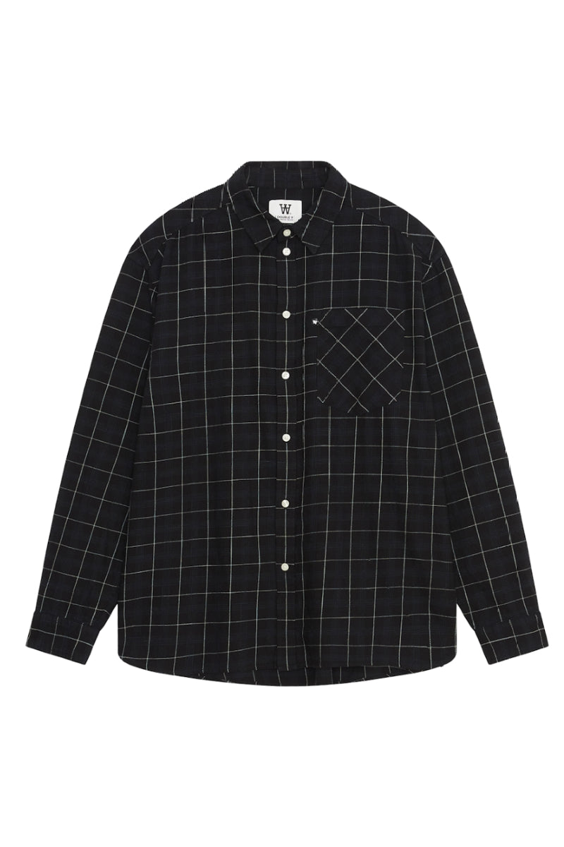 Wood Wood WWDay Check Light Flannel shirt&nbsp;