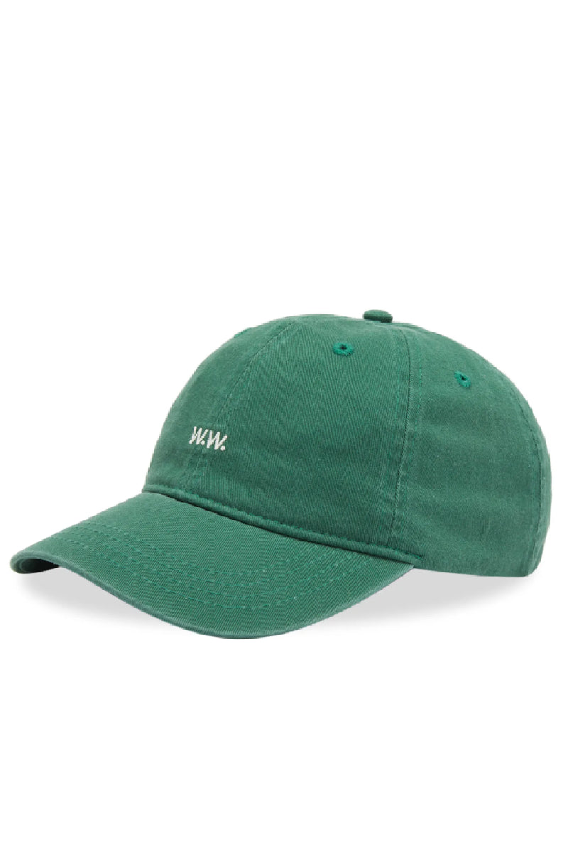 Wood Wood Low Profile Cap - forest green