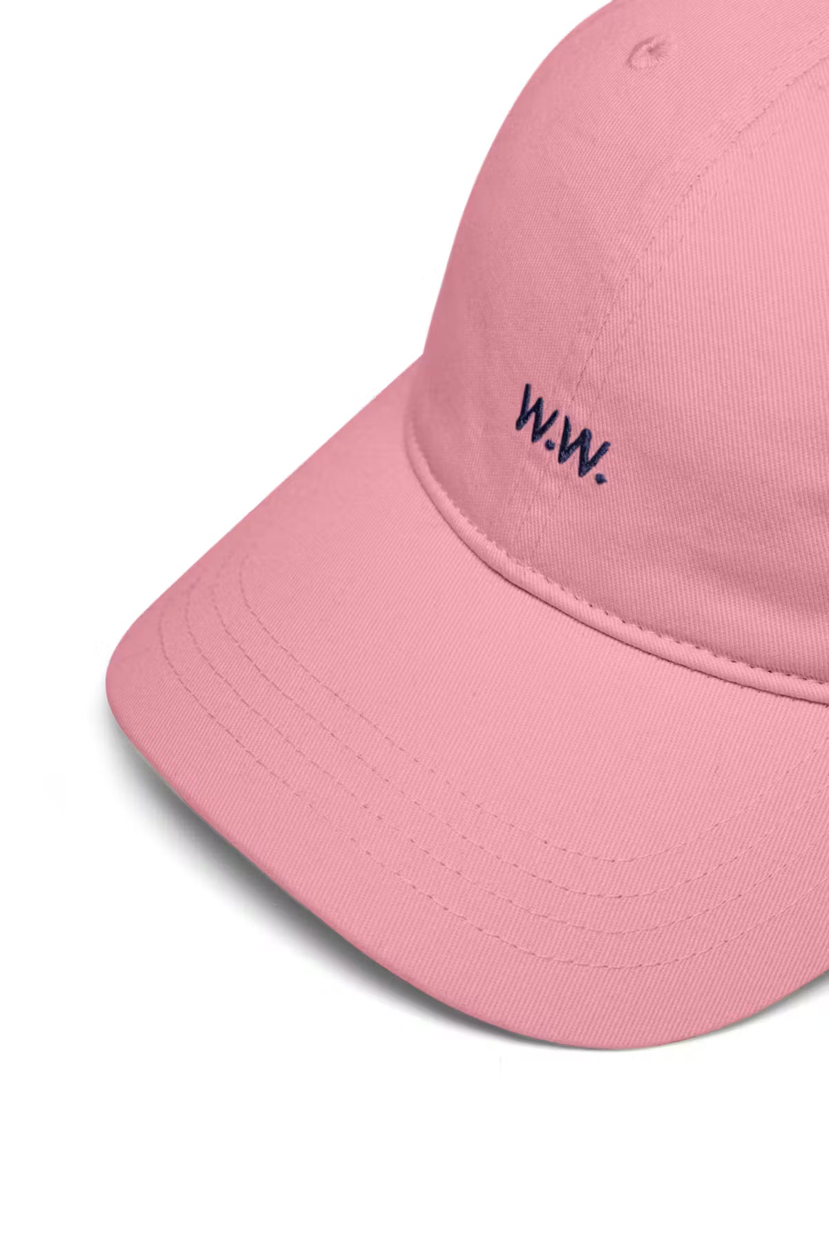 Wood Wood Low profile twill cap - seashell pink