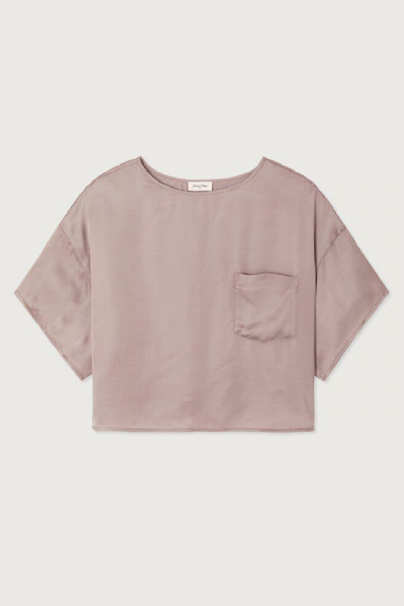 American Vintage Bovalow shirt - tourterelle