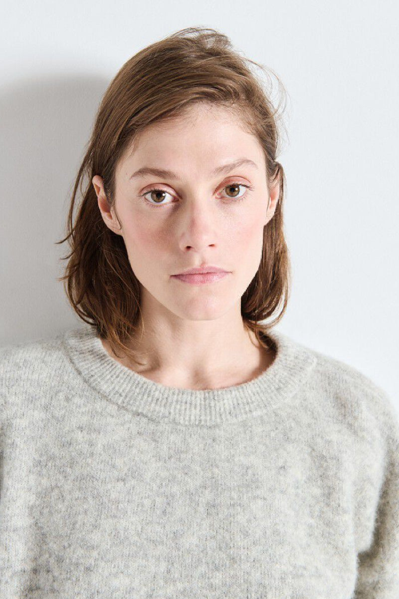 American Vintage Vitow knit - melange light grey