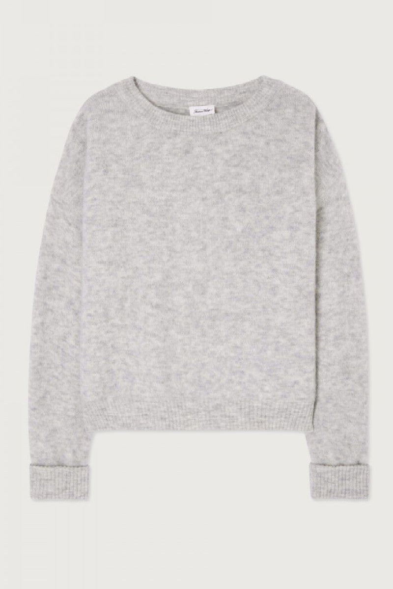 American Vintage Vitow knit - melange light grey