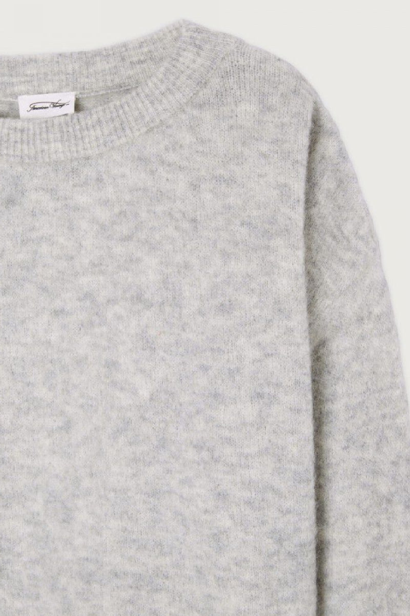 American Vintage Vitow knit - melange light grey