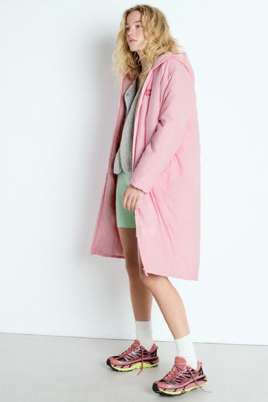 American Vintage Zotcity Coat - baby pink