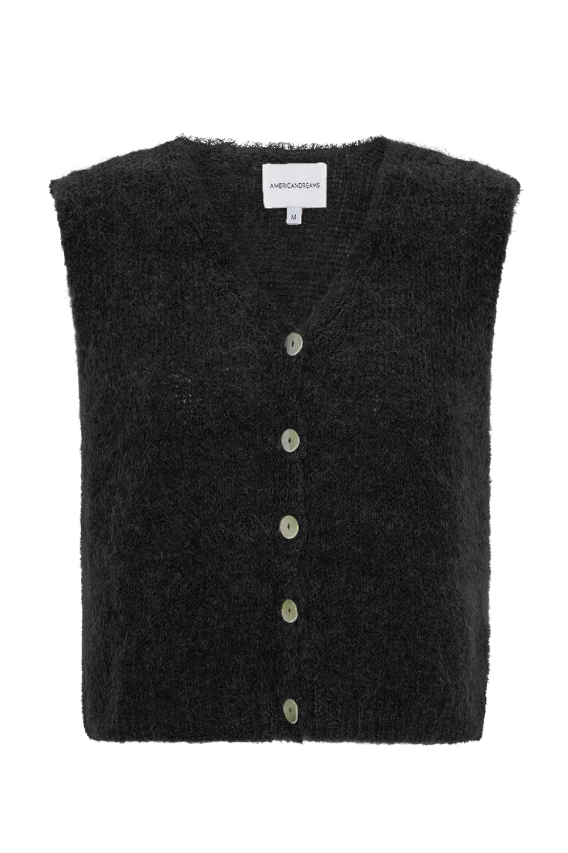 Americandreams Telma vest - black