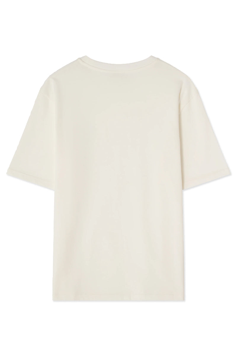 AVENY Berkeley Tee Feel The Beat Patch - Almost White