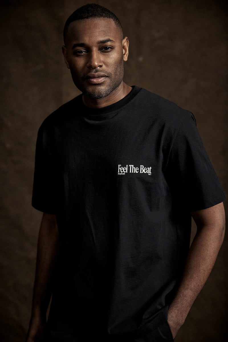 AVENY Berkeley Tee Feel The Beat - black