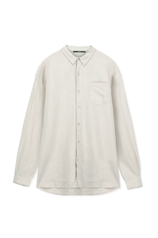 AVENY Lincoln Linen Shirt - birch