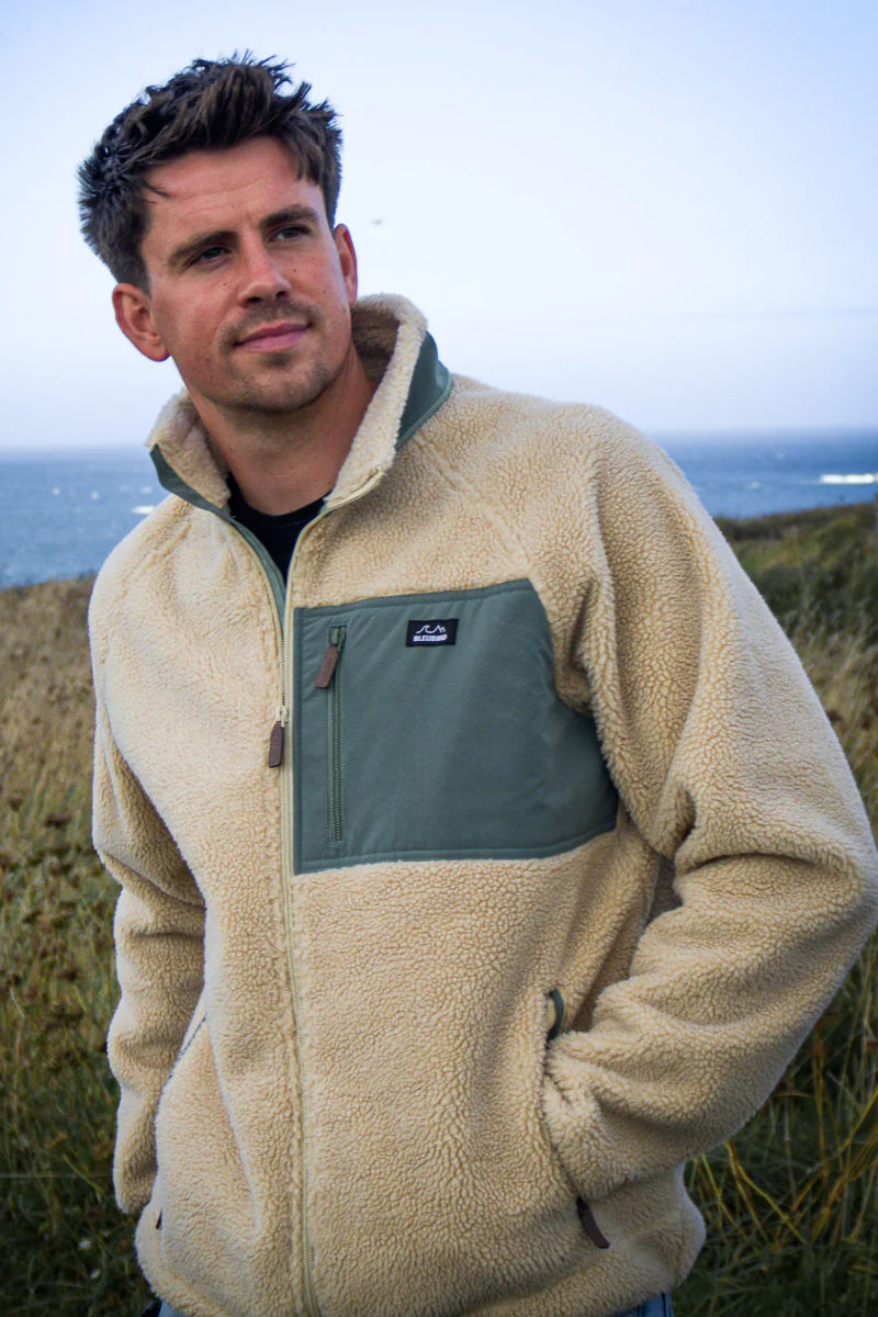 Bleubird Sherpa Fleece - beige