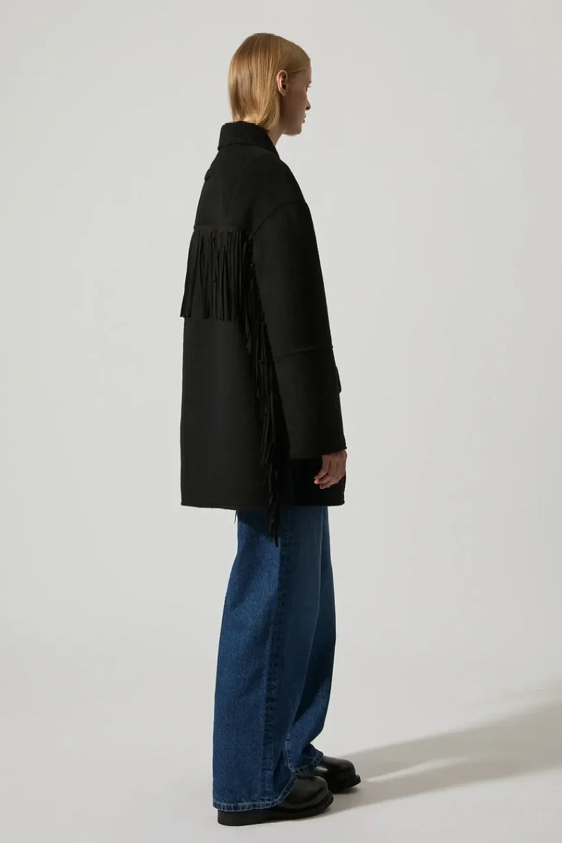 Brixtol Textiles Edie Fringes - black