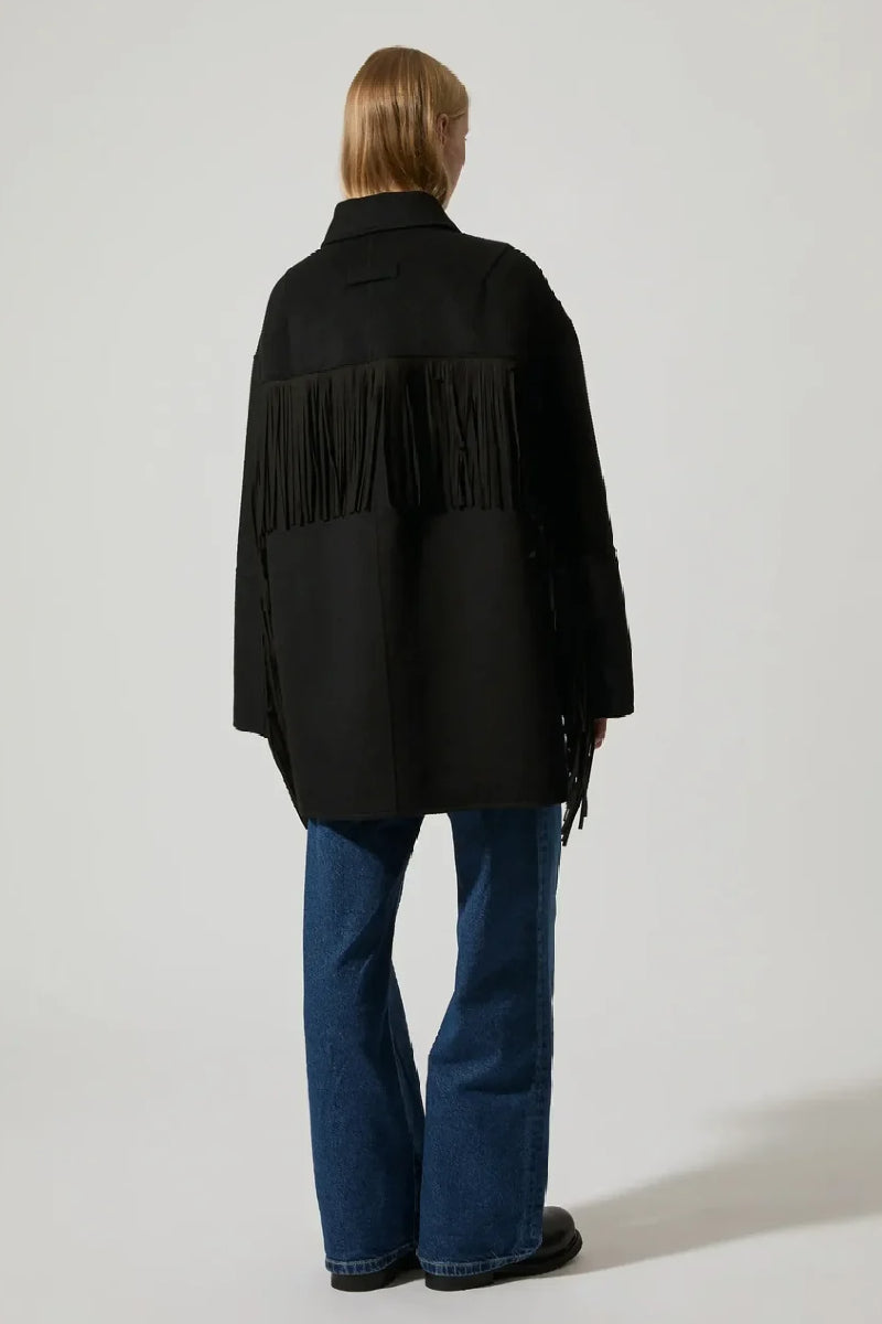 Brixtol Textiles Edie Fringes - black