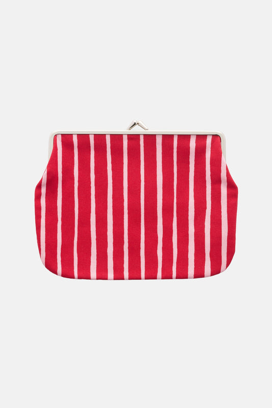 Marimekko Piccolo Puolikas kukkaro – vaaleanpunainen / karpalo