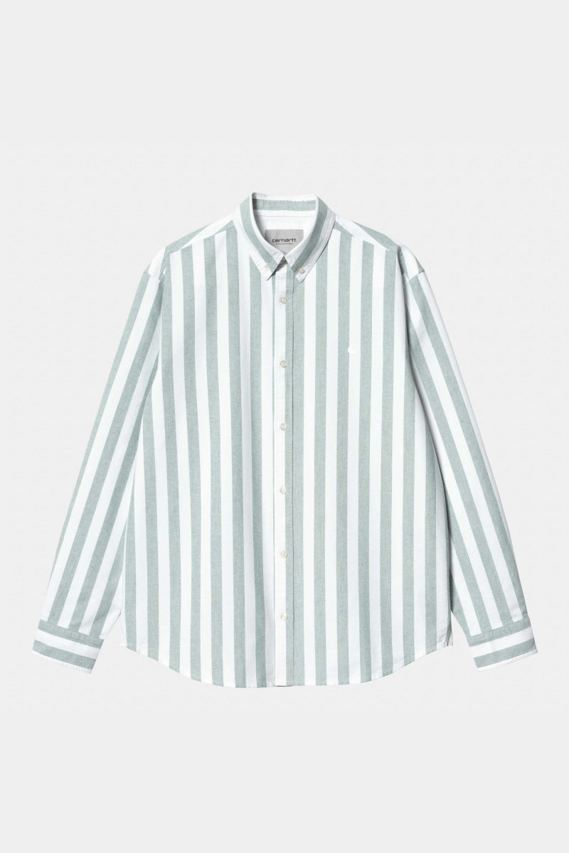 Carhartt WIP Dillion Shirt - Chervil / white
