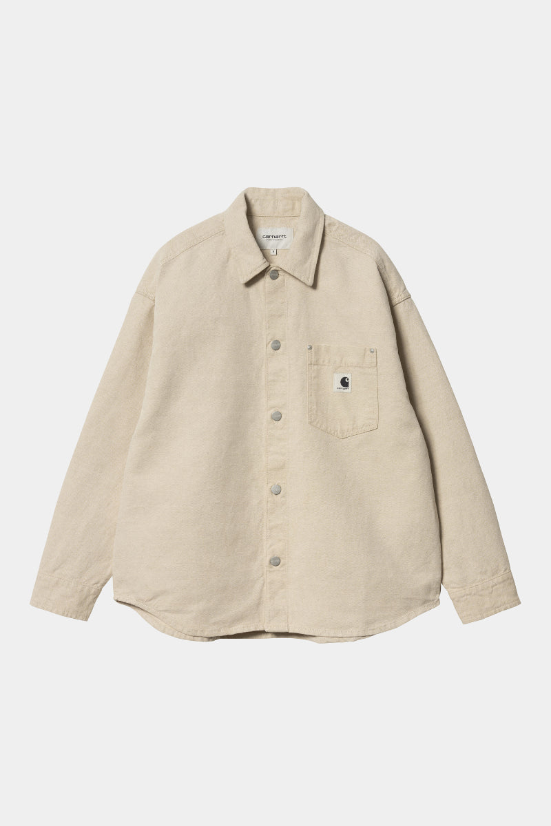 Carhartt WIP Ethel Shirt Jac 'Sullivan' Canvas - Natural rinsed