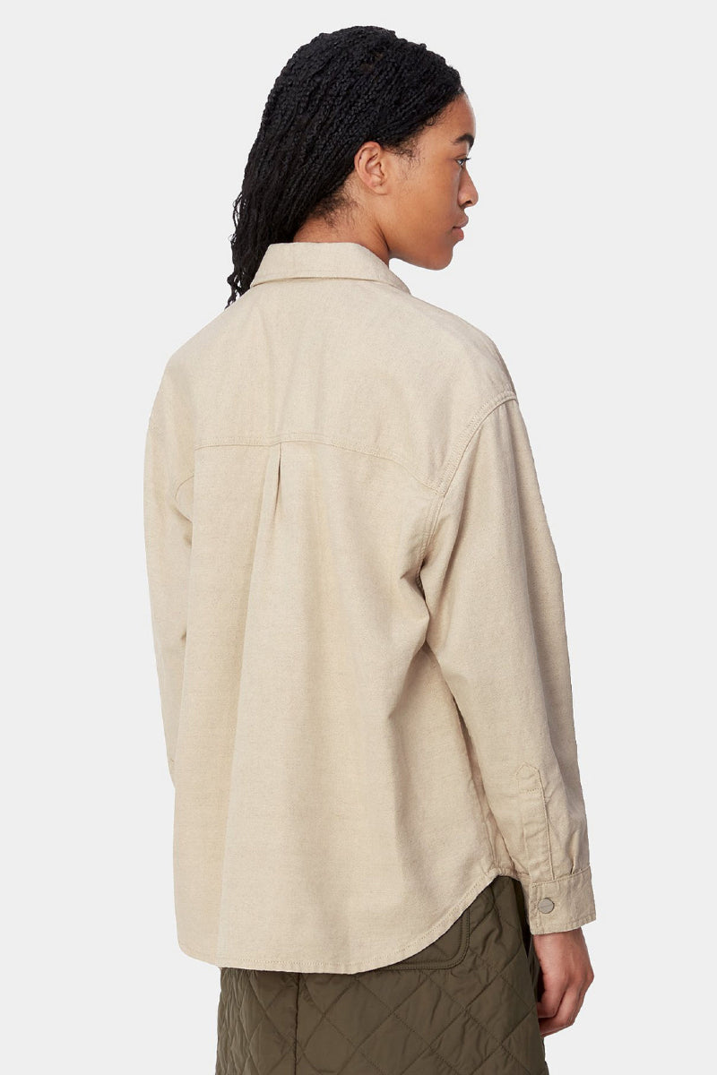 Carhartt WIP Ethel Shirt Jac 'Sullivan' Canvas - Natural rinsed