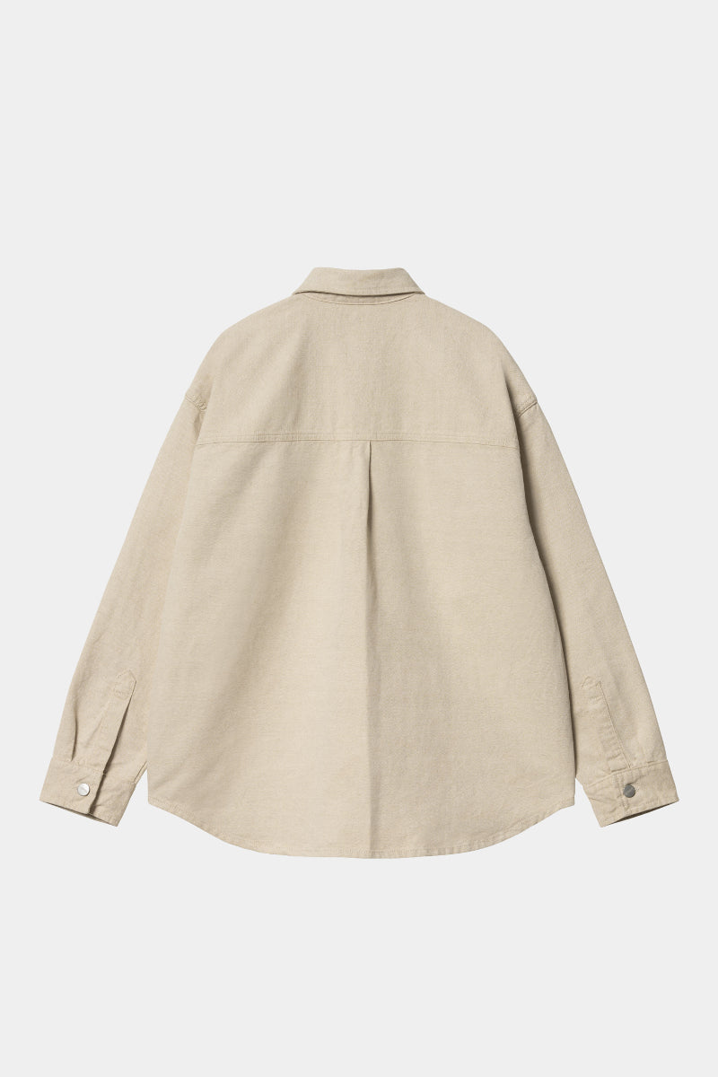 Carhartt WIP Ethel Shirt Jac 'Sullivan' Canvas - Natural rinsed