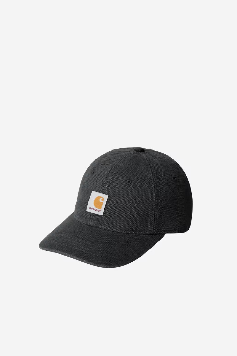 Carhartt WIP Canvas Cap Dearborn - stone washed black