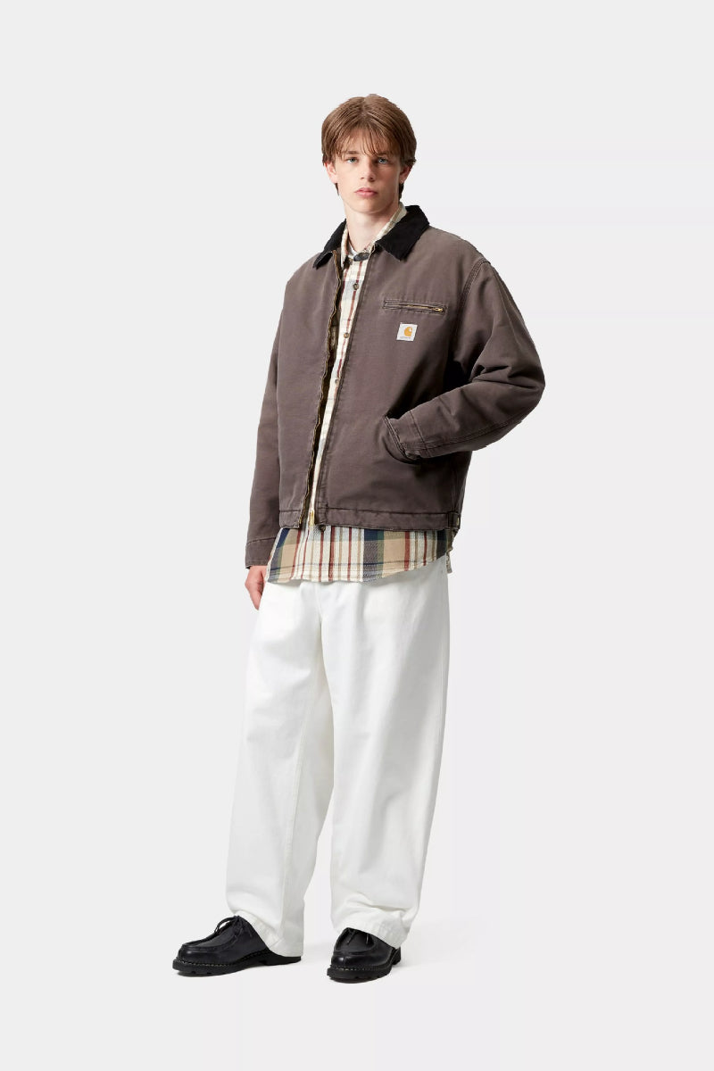 Carhartt WIP OG Detroit Dearborn Canvas Jacket - tobacco / black