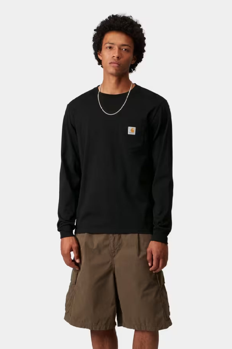 Carhartt WIP L/S Pocket T-Shirt - black