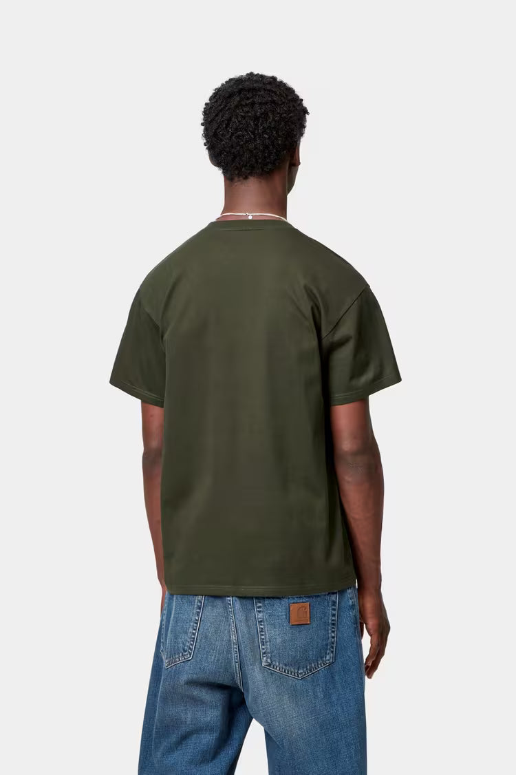Carhartt WIP S/S Chase T-shirt - olive / gold