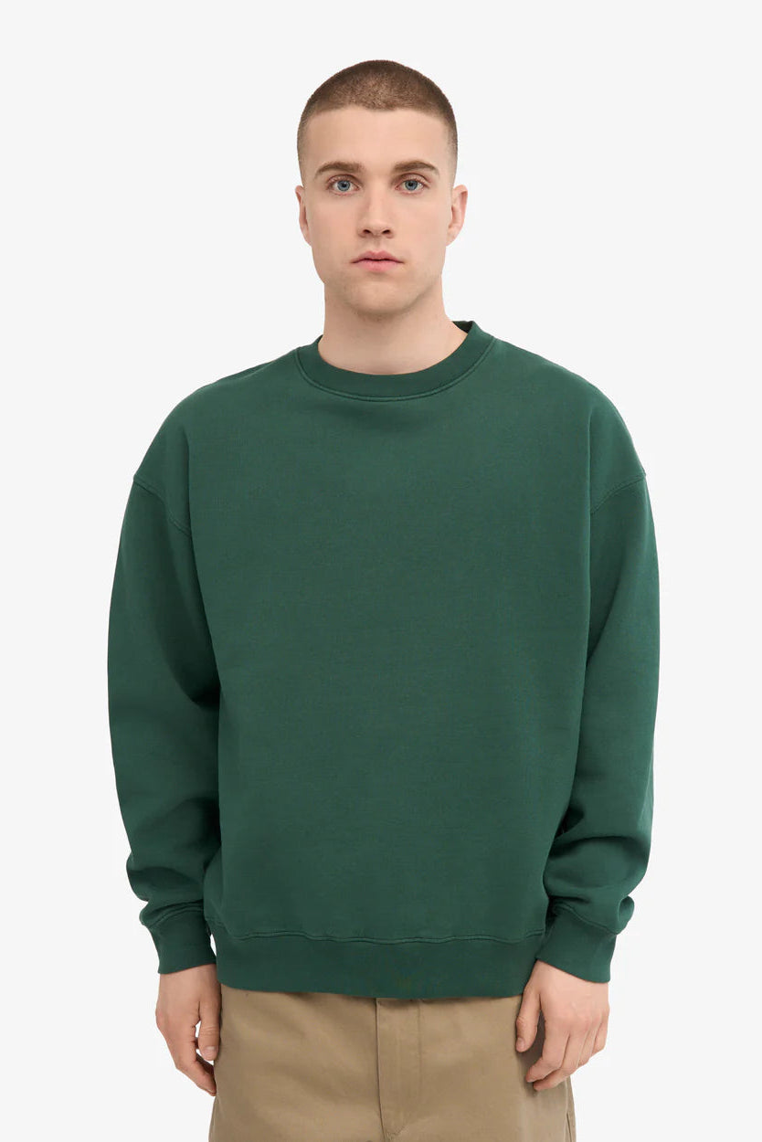 Colorful Standard Classic Organic Oversized Crew - emerald green